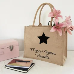 Les Griottes Sac cabas Nounou Etoile (personnalisable)
