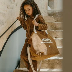 Zakuw Sac cabas XL velours Minus en vadrouille