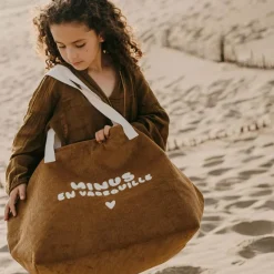 Zakuw Sac cabas XL velours Minus en vadrouille