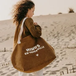 Zakuw Sac cabas XL velours Minus en vadrouille