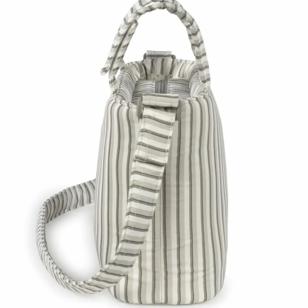 Walking Mum Sac Crossbody Botton Rayures