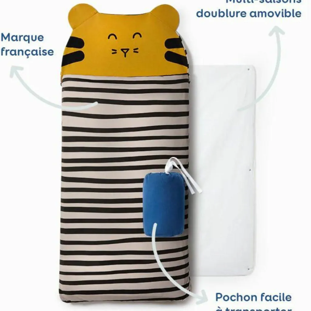 Sale Sac de couchage Tigre (3-6 ans) Enfant Sac De Couchage Enfant