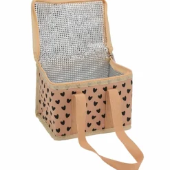 Atelier Wagram Sac de transport isotherme Cœurs Saumon