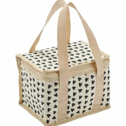 Hot Sac de transport isotherme Cœurs Ecru Sac Isotherme