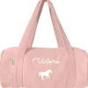 Les Griottes Sac de voyage enfant rose poudré (personnalisable)