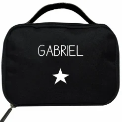 Les Griottes Sac isotherme enfant noir (personnalisable)