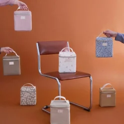 Nobodinoz Sac isotherme pour biberon et déjeuner Concerto Opera Green sakura