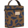 Nobodinoz Sac isotherme pour biberon et déjeuner Hyde Park Blue leaves