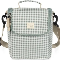 Walking Mum Sac repas isotherme I Love Vichy vert