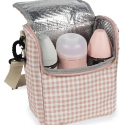 Walking Mum Sac repas isotherme I Love Vichy rose