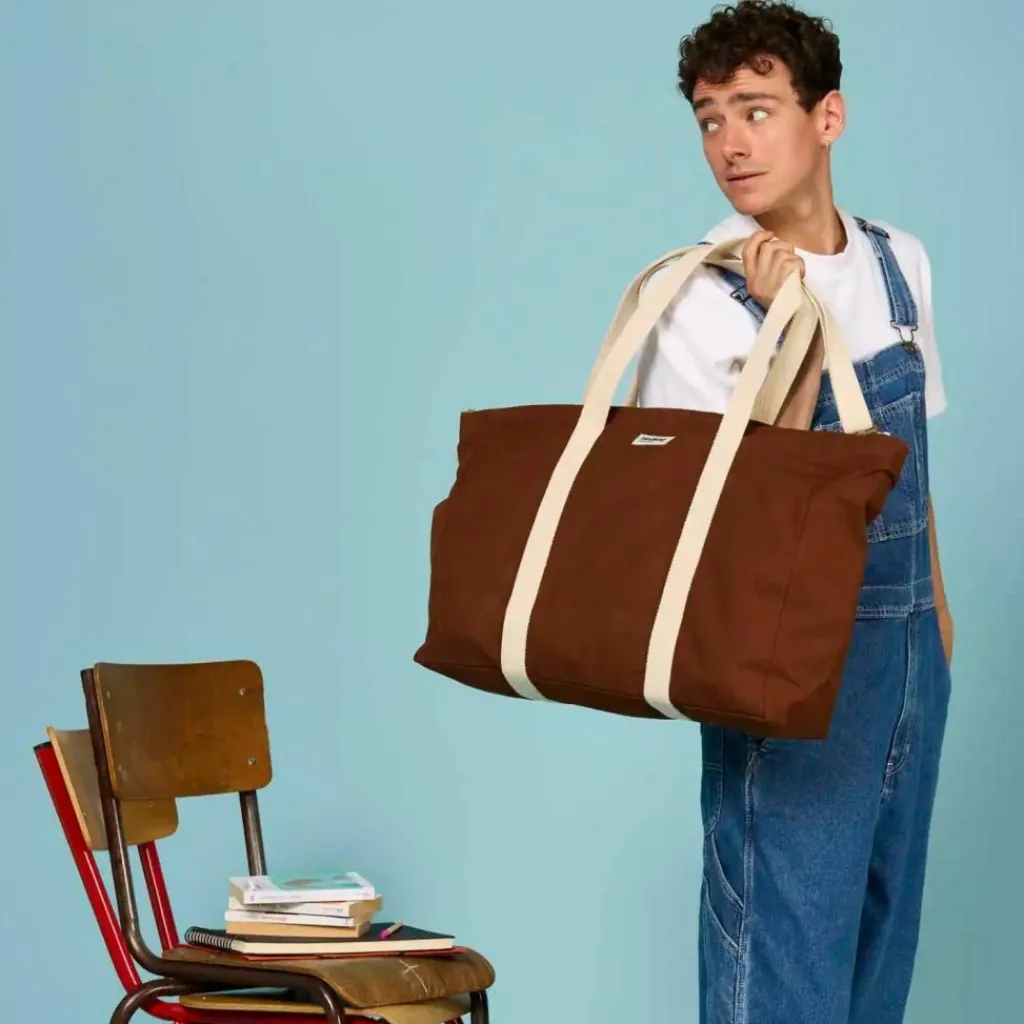 Hindbag Sac week-end Jean Chocolat