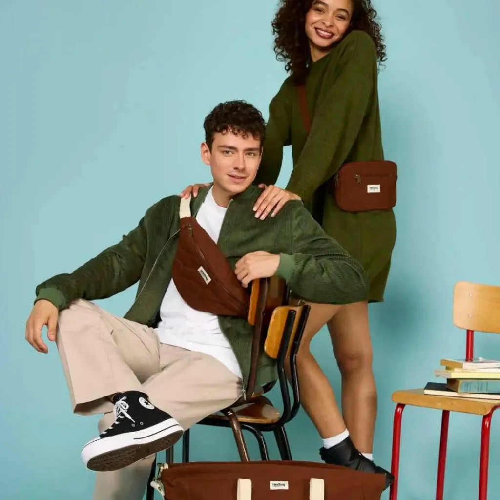 Hindbag Sac week-end Jean Chocolat