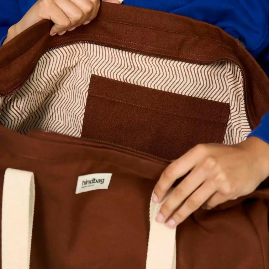Hindbag Sac week-end Jean Chocolat