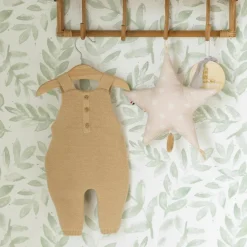 Trois Kilos Sept Salopette en maille Sable (1-3 mois)