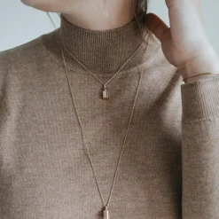 Mon Petit Poids Sautoir personnalisable plaqué or rose