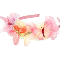 Serre-tête Lilyanne fleurs & papillons Accessoires De Déguisement