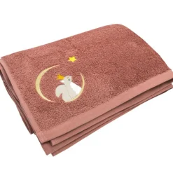 L'oiseau bateau Serviette de bain brique écureuil (70 x 140 cm)