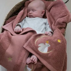 L'oiseau bateau Serviette de bain brique écureuil (70 x 140 cm)