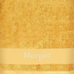 L'oiseau bateau Serviette de bain chat caramel personnalisable (70 x 140 cm)