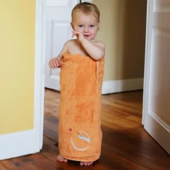 Serviette de bain oie sauvage pêche (70 x 140 cm) Serviette De Bain