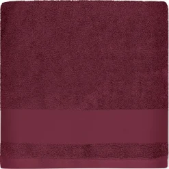 L'oiseau bateau Serviette de bain souris framboise personnalisable (70 x 140 cm)