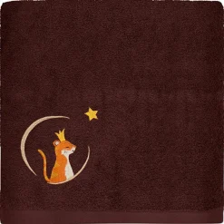 Hot Serviette de bain tigre chocolat personnalisable (70 x 140 cm) Serviette De Bain