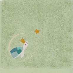 L'oiseau bateau Serviette de bain tortue menthalo (70 x 140 cm)