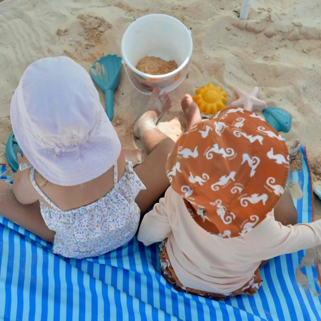 New Serviette de plage 2 en 1 Circuit Bleu (180 x 180 cm) Serviette De Plage