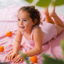 Sale Serviette de plage 2 en 1 Circuit Lavande (180 x 180 cm) Serviette De Plage