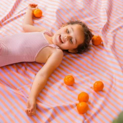 Sale Serviette de plage 2 en 1 Circuit Lavande (180 x 180 cm) Serviette De Plage