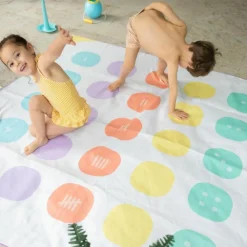 Quut Serviette de plage 2 en 1 Jeu d'équilibre (180 x 180 cm)