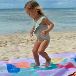 Clearance Serviette de plage 2 en 1 Marelle (180 x 100 cm) Serviette De Plage