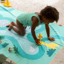 Quut Serviette de plage 2 en 1 Safari (180 x 100 cm)