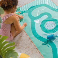 New Serviette de plage 2 en 1 Safari (140 x 70 cm) Serviette De Plage