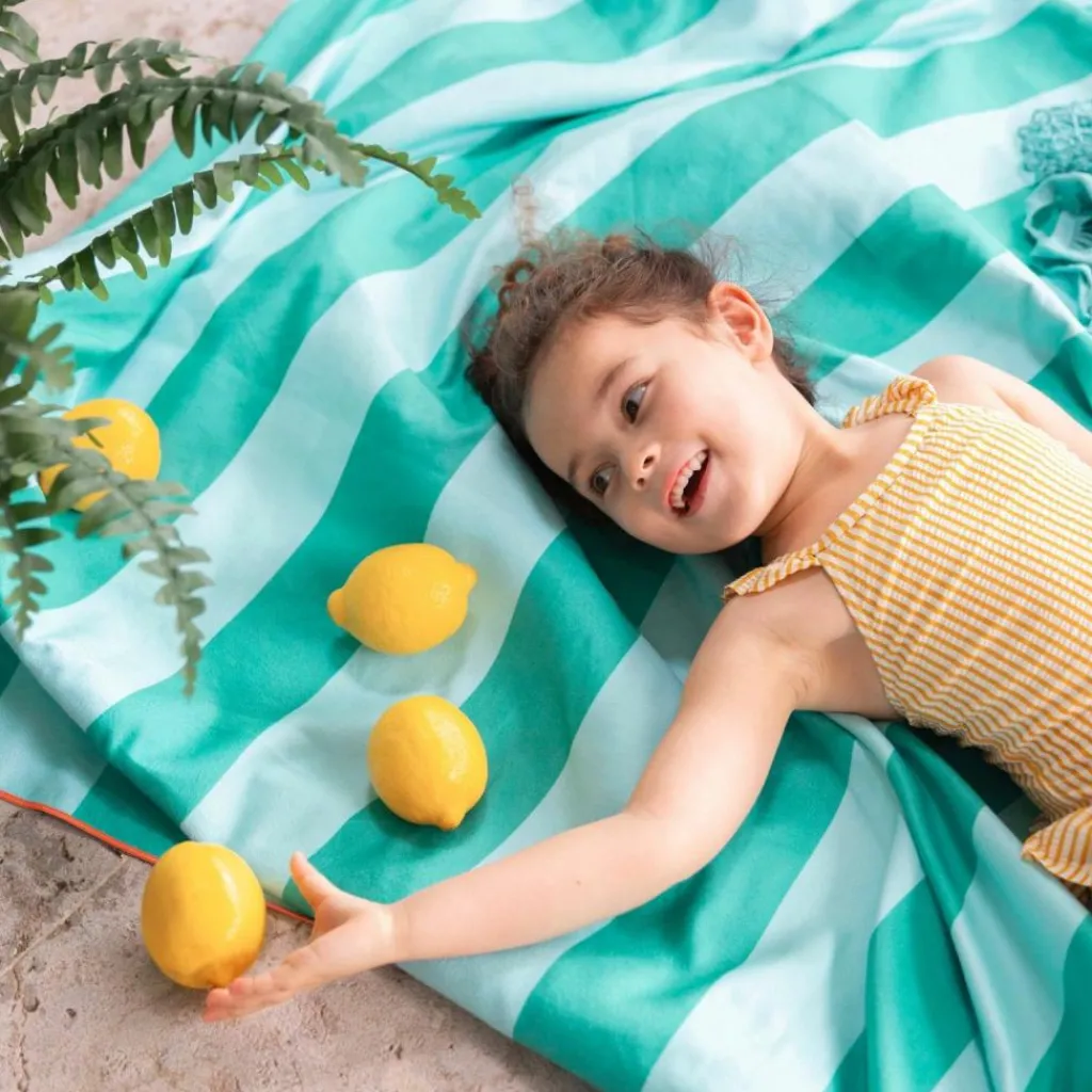 Quut Serviette de plage 2 en 1 Safari (180 x 180 cm)