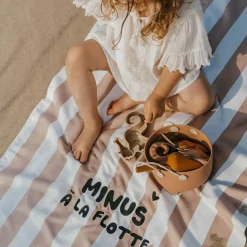 Zakuw Serviette microfibre Minus à la flotte rayures rose