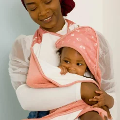 Online Serviette tablier de bain papillon Pink Forest Bambou Serviette De Bain