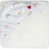 Baby to Love Serviette tablier de bain papillon Arc-en-ciel (108 x 107 cm)