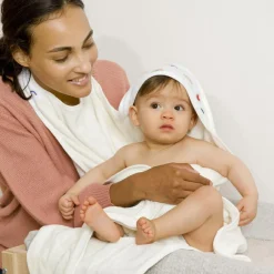 Baby to Love Serviette tablier de bain papillon Arc-en-ciel (108 x 107 cm)