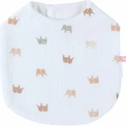 New Set 3 bavoirs mousseline Elephants Bavoirs