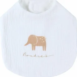 New Set 3 bavoirs mousseline Elephants Bavoirs