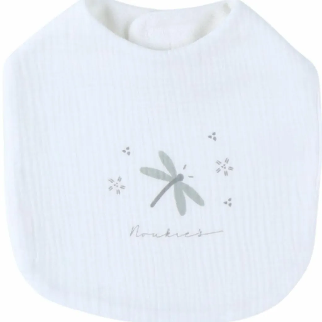 Noukie's Set 3 bavoirs mousseline Smart flowers