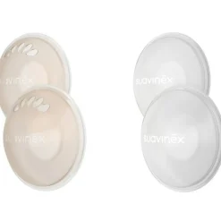 Suavinex Set 2 coupelles recueille-lait + 2 coupelles protectrices