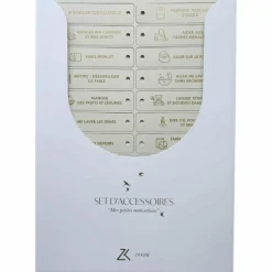 Zakuw Set accessoires tableau des motivations grège