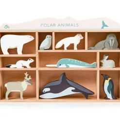 Tender Leaf Set animaux en bois Animaux polaires