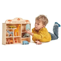 Tender Leaf Set animaux en bois Safari