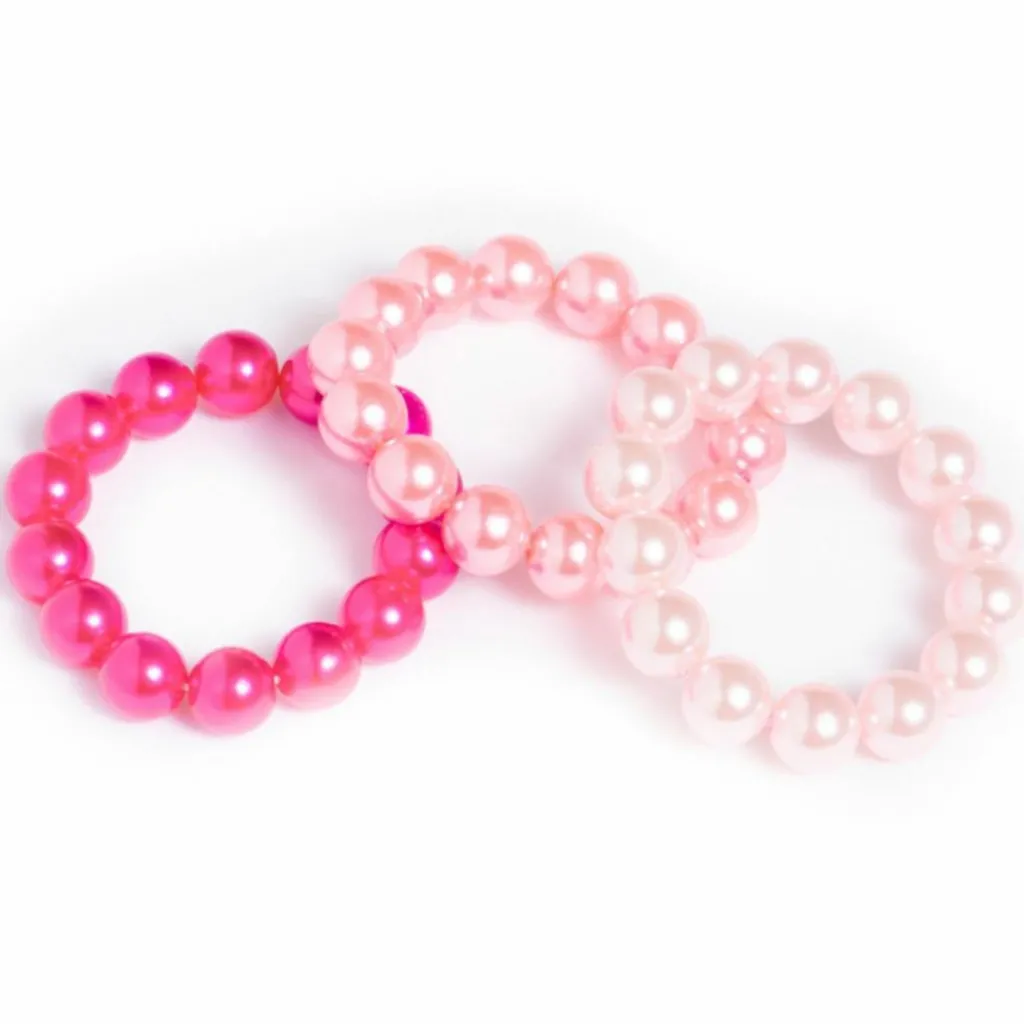 Discount Set bracelets perles Rose Enfant Déguisement Enfant