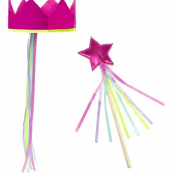 Ratatam Set couronne et baguette Rose