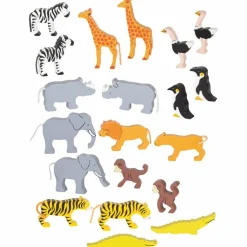 Goki Set d'animaux d'Afrique (20 figurines)