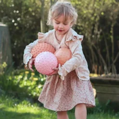 Find that hippo Set de 2 balles sensorielles brun rosé et chamois